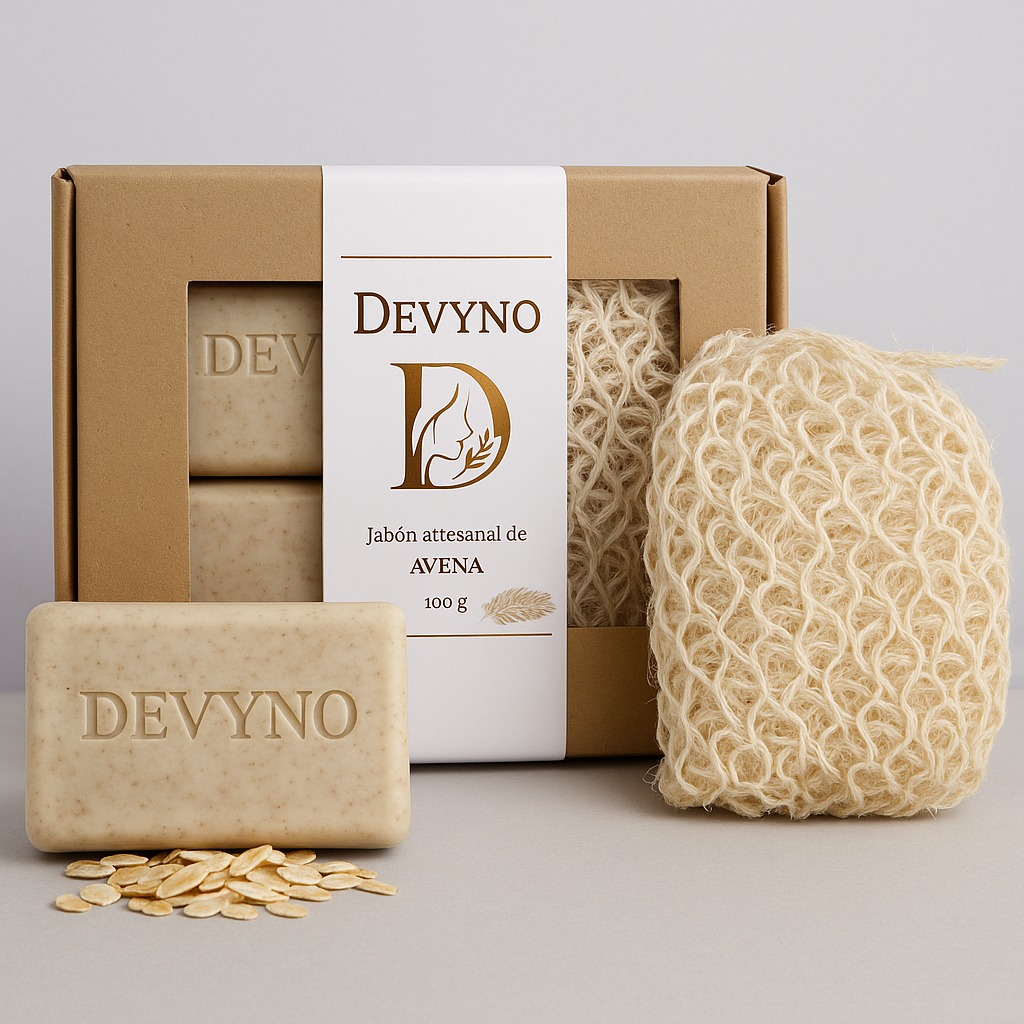 DEVYNO Avena & Calma | Jabón natural nutritivo