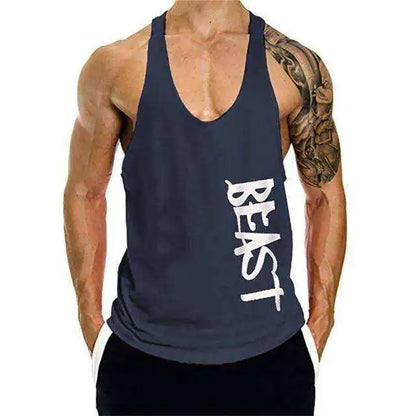 Beast Print Fitness Muscle Shirt