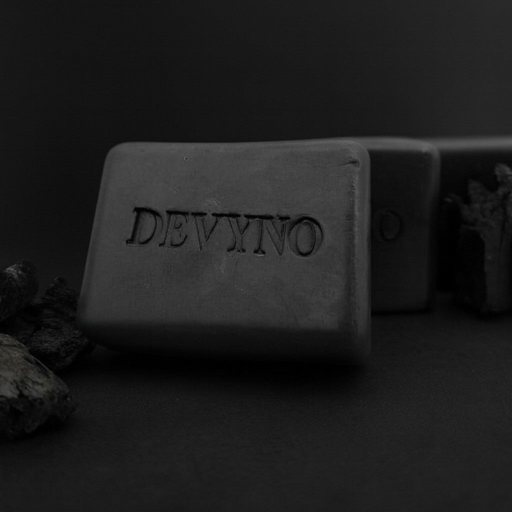 DEVYNO Carbón Crudo | Jabón detox natural