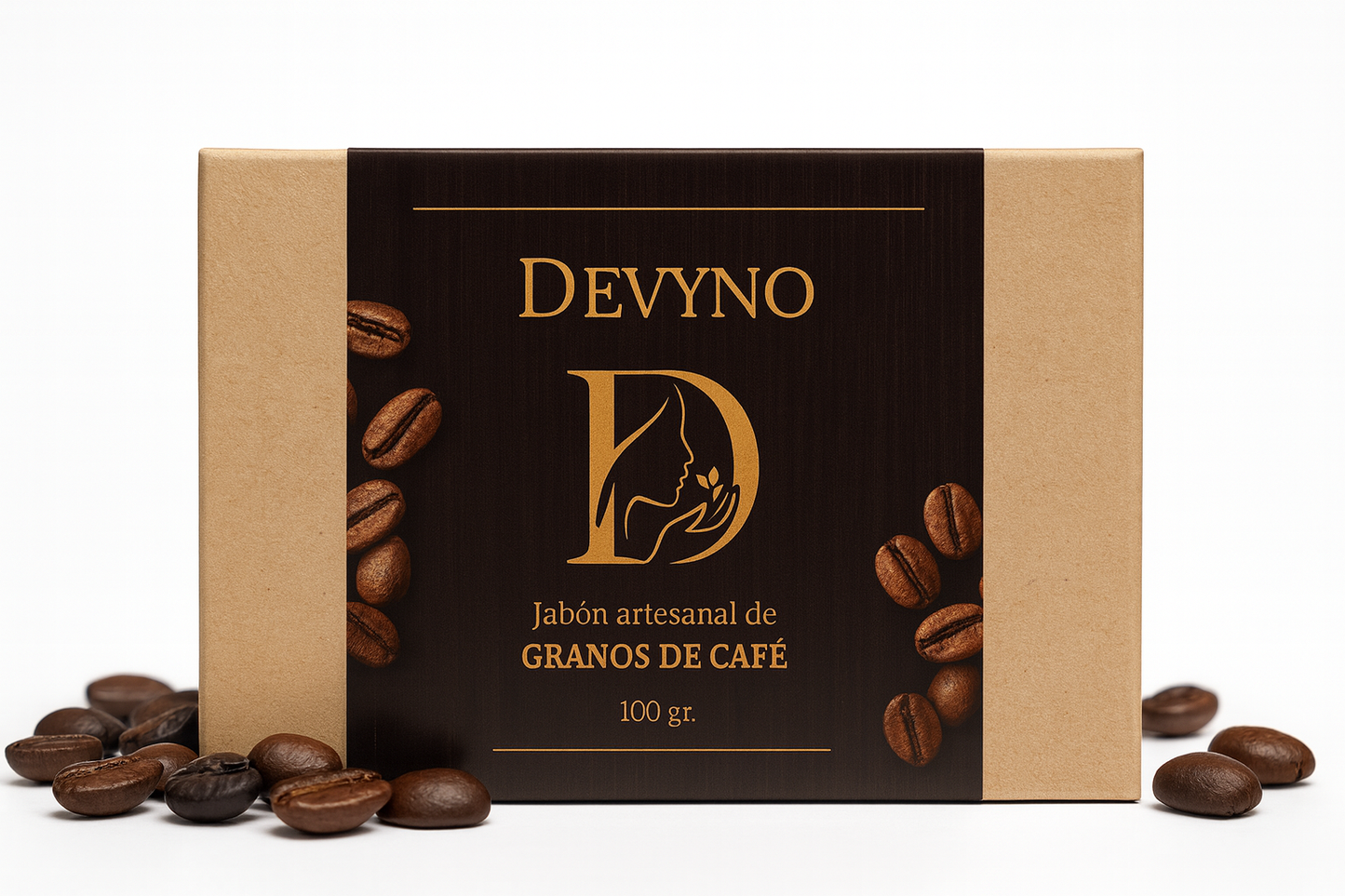 DEVYNO Café Crudo | Jabón exfoliante artesanal
