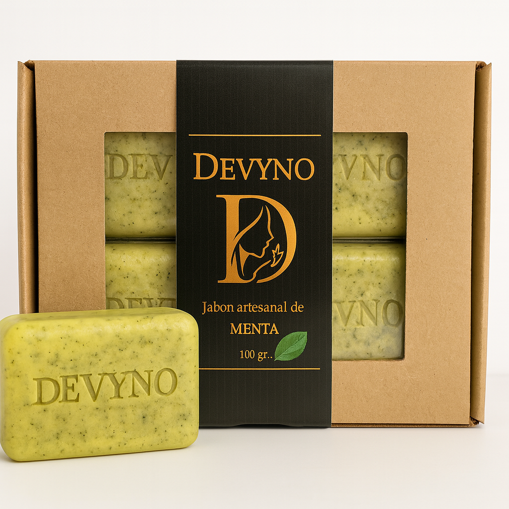 DEVYNO Menta Viva | Jabón natural refrescante