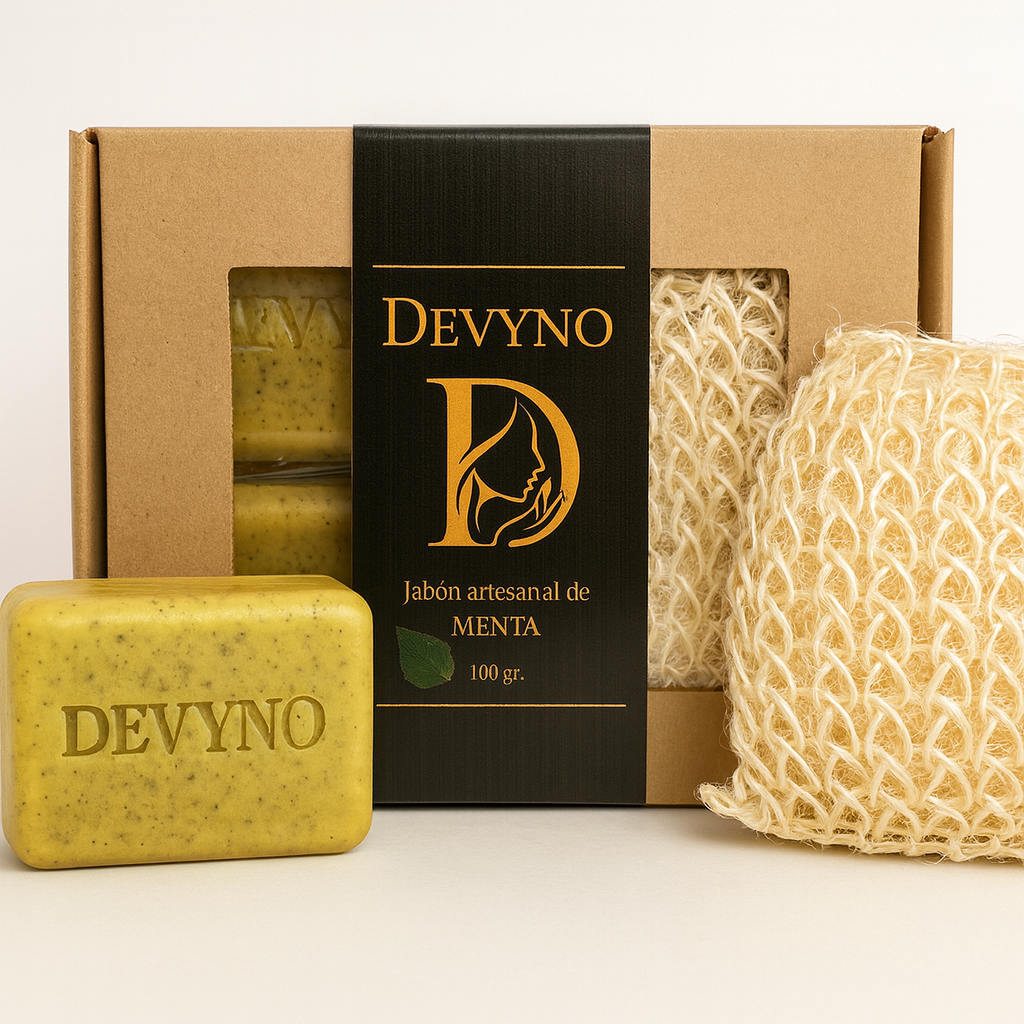 DEVYNO Menta Viva | Jabón natural refrescante