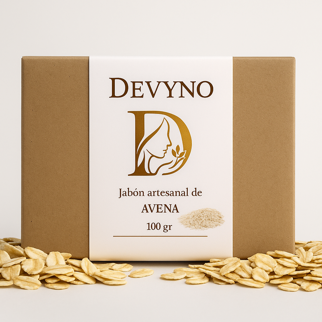 DEVYNO Avena & Calma | Jabón natural nutritivo