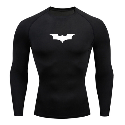 Batman Long Sleeve Compression Shirt