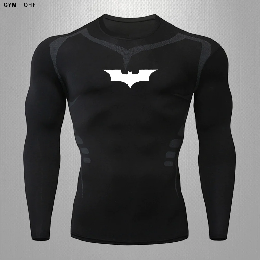 Batman Long Sleeve Compression Shirt