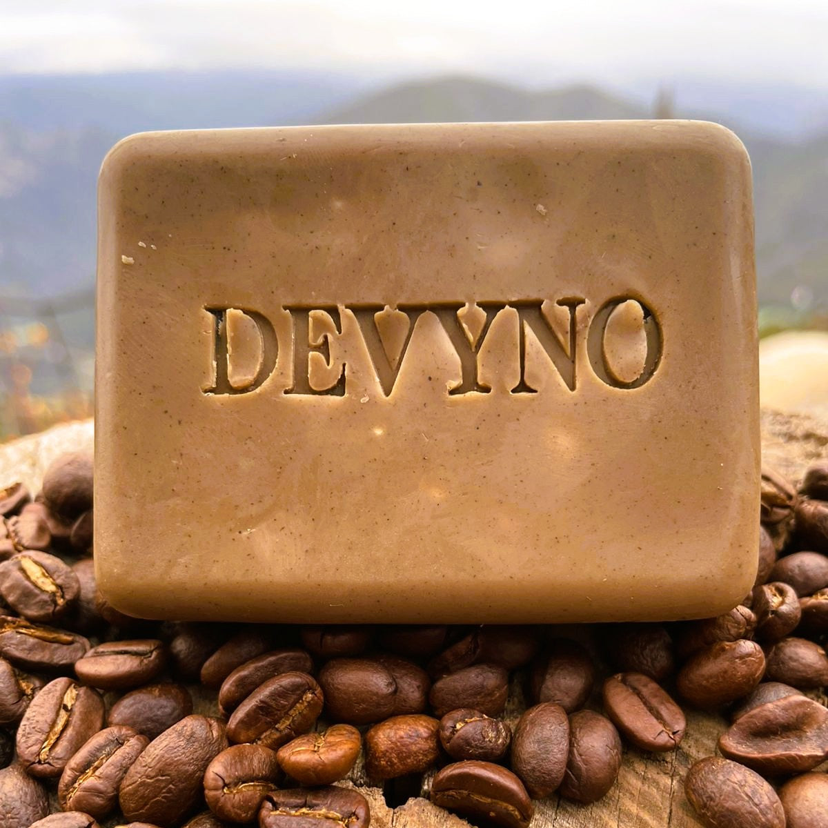DEVYNO Café Crudo | Jabón exfoliante artesanal