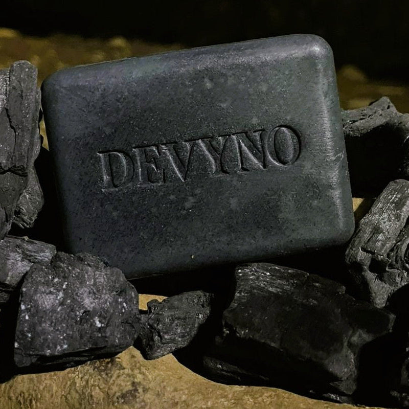 DEVYNO Carbón Crudo | Jabón detox natural