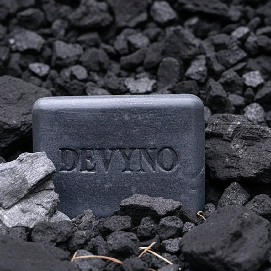 DEVYNO Carbón Crudo | Jabón detox natural
