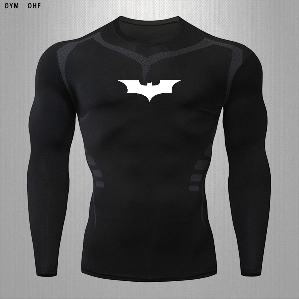 Batman Long Sleeve Compression Shirt